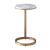 Tranquility Marble/Metal Round Side Table