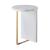 Reverie Stone/Metal Round Accent Table