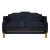SM Empire Velvet Loveseat w/Light