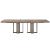 Del Monte Wood/Metal Dining Table Complete