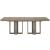 Del Monte Wood/Metal Dining Table Complete
