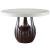Carmel Wood Round Dining Table