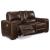Alessandro Leather Power Reclining Loveseat w/Console