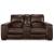 Alessandro Leather Power Reclining Loveseat w/Console
