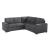 U2660 Fabric L-Shape Sectional Sofa