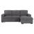 U2660 Fabric L-Shape Sectional Sofa