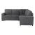 U2660 Fabric L-Shape Sectional Sofa
