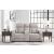 Boyington Leather Power Reclining Living Room Set w/Ambient Blue LED Lighting