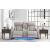 Boyington Leather Power Reclining Loveseat w/Ambient Blue LED Lighting