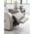 Boyington Leather Power Reclining Chair w/Ambient Blue LED Lighting