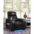 Boyington Leather Power Reclining Chair w/Ambient Blue LED Lighting