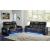 Boyington Leather Power Reclining Living Room Set w/Ambient Blue LED Lighting