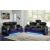 Boyington Leather Power Reclining Living Room Set w/Ambient Blue LED Lighting