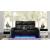 Boyington Leather Power Reclining Loveseat w/Ambient Blue LED Lighting