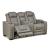 Backtrack Leather Power Reclining Loveseat w/Console