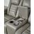 Backtrack Leather Power Reclining Loveseat w/Console