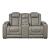 Backtrack Leather Power Reclining Loveseat w/Console