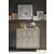 Odessa Wood/Faux Linen Bar Cabinet w/2 Doors & 3 Drawers