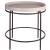 Coalesce Wood/Metal Round End Table