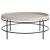 Coalesce Wood/Metal Round Coffee Table