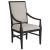 Coalesce Fabric/Wood Upholstered Arm Chair