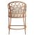 Pebble Fabric/Rattan Counter Stool