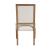Upholstered Fabric/Wood Dining Chair