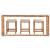 Sandbar Rattan/Stone Console Table w/3 Stools