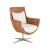 Sullivan Rattan Swivel Arm Chair