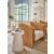 Madeira Stone/Wood Round Accent Table