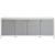 Captiva Wood TV Entertainment Credenza Stand w/4 Doors