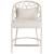 Pebble Fabric/Rattan Counter Stool