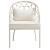 Pebble Fabric/Rattan Dining Chair