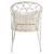 Pebble Fabric/Rattan Dining Chair
