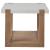 Ellis Quartz/Wood End Table
