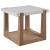 Ellis Quartz/Wood End Table