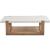 Ellis Quarz/Wood Rectangular Coffee Table