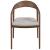 Echo Fabric/Wood Dining Arm Chair