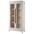 Zella Wood/Glass Display Cabinet w/2 Doors