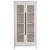 Zella Wood/Glass Display Cabinet w/2 Doors