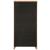 Zella Wood/Glass Display Cabinet w/2 Doors