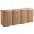 Lumi Wood TV Entertainment Credenza Stand w/4 Doors