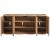 Lumi Wood TV Entertainment Credenza Stand w/4 Doors