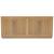 Media Wood TV Entertainment Credenza Stand w/4 Doors