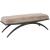 Nola Fabric/Metal Bench
