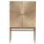 Milo Aluminum Bar Cabinet w/2 Doors