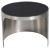 Revolve Granite/Metal Round Nesting Coffee Table