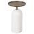 Sienna Aluminum/Plaster Martini Table