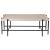 Theron Stone/Metal Rectangular Coffee Table