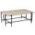 Theron Stone/Metal Rectangular Coffee Table